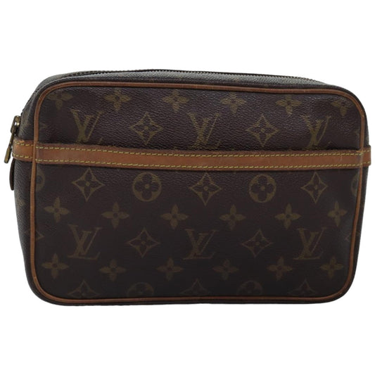 LOUIS VUITTON Monogram Compiegne 23 Clutch Bag M51847 LV 75158