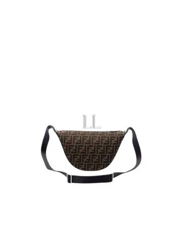 Fendi Melon FF Jacquard Small Shoulder Bag Brown