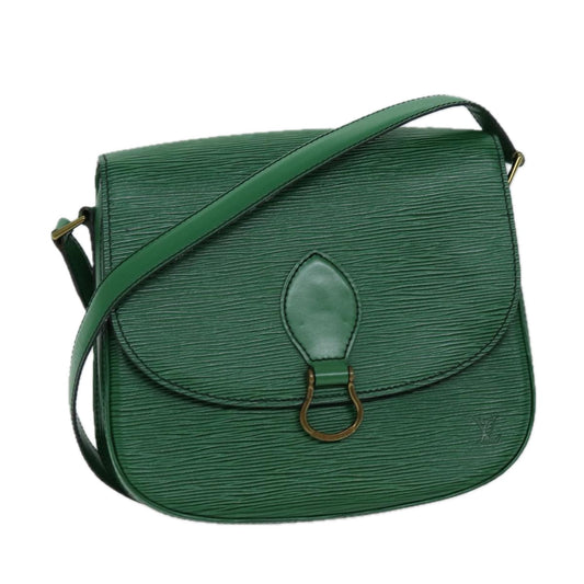 LOUIS VUITTON Epi Saint Cloud GM Shoulder Bag Green M52194 LV 75168