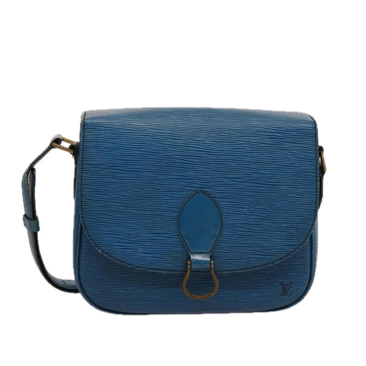 LOUIS VUITTON Epi Saint Cloud GM Shoulder Bag Toledo Blue M52195 LV 75169