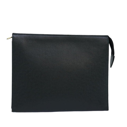LOUIS VUITTON Taiga Pochette Voyage MM Clutch Bag Epicea LV 75171