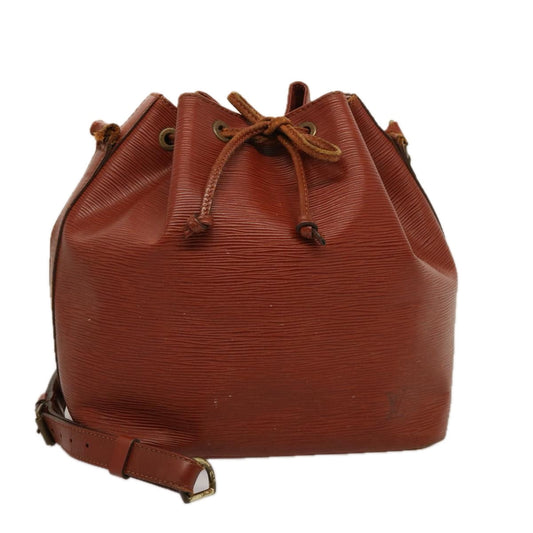 LOUIS VUITTON Epi Petit Noe Shoulder Bag Brown M44103 LV 75183