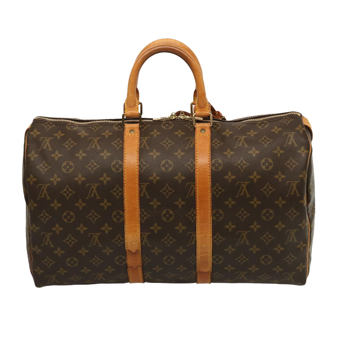 LOUIS VUITTON Monogram Keepall 45 Boston Bag M41428 LV 75201