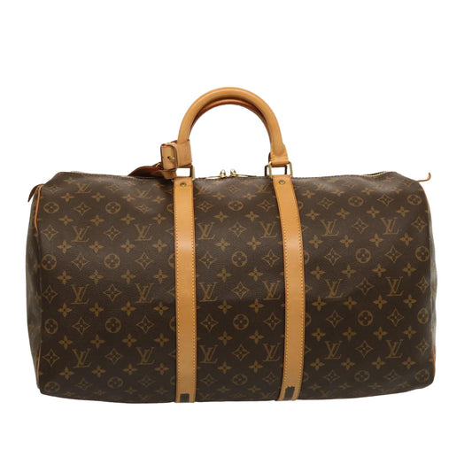 LOUIS VUITTON Monogram Keepall 50 Boston Bag M41426 LV 75203