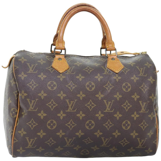 LOUIS VUITTON Monogram Speedy 30 Hand Bag M41526 LV 75205
