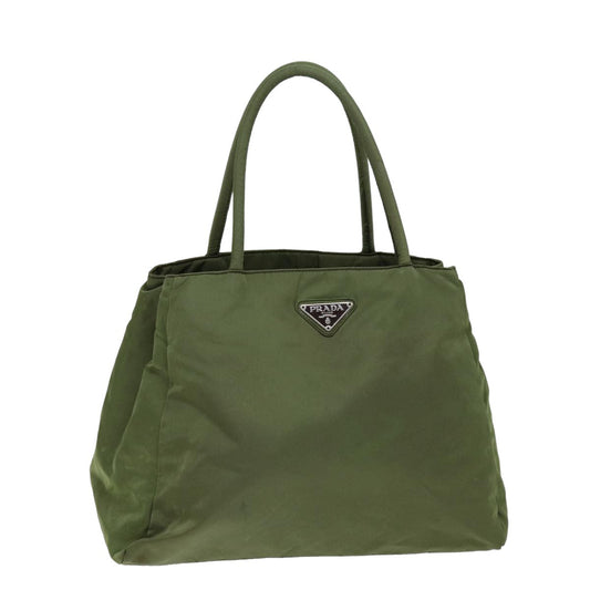 PRADA Tote Bag Nylon Khaki  75229