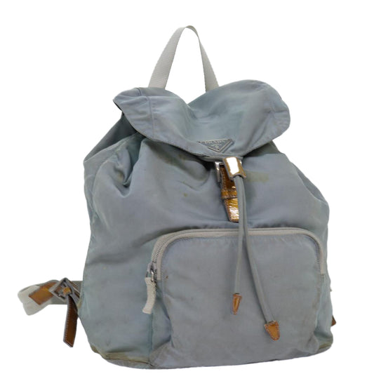 PRADA Backpack Nylon Light Blue  75232