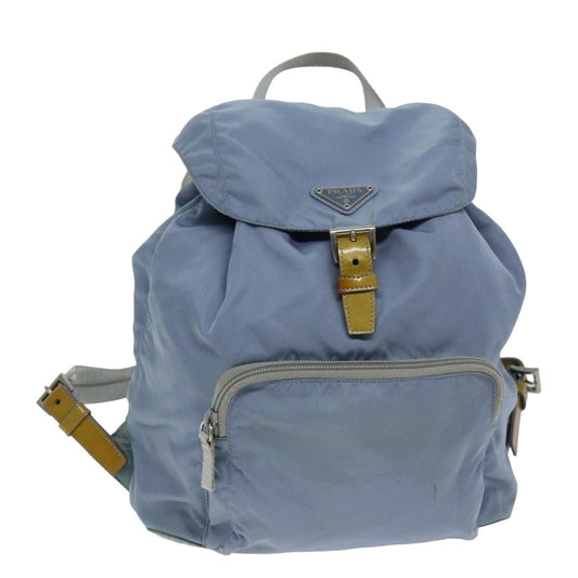 PRADA Backpack Nylon Light Blue  75233
