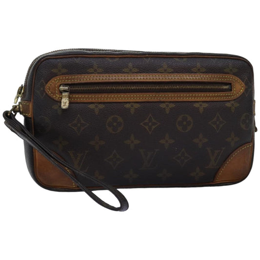 LOUIS VUITTON Monogram Marly Dragonne GM Clutch Bag M51825 LV 75243