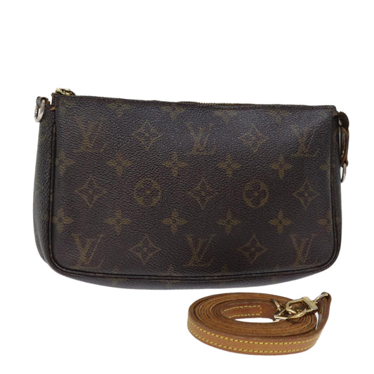 LOUIS VUITTON Monogram Pochette Accessoires Pouch M51980 LV 75248