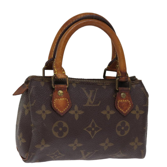 LOUIS VUITTON Monogram Mini Speedy Hand Bag M41534 LV 75249