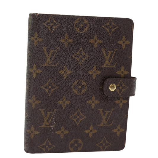 LOUIS VUITTON Monogram Agenda MM Day Planner Cover R20105 LV 75251