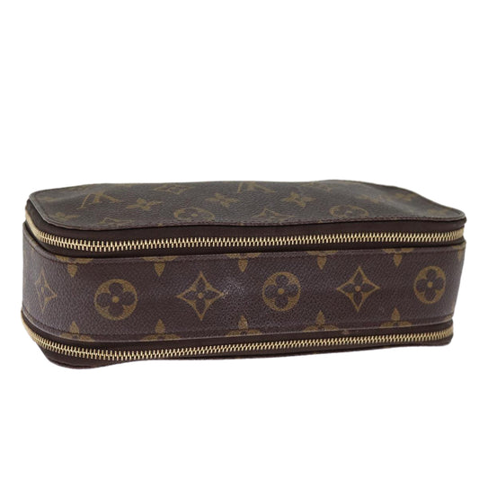 LOUIS VUITTON Monogram Trousse Brush MG Cosmetic Pouch M47505 LV 75252