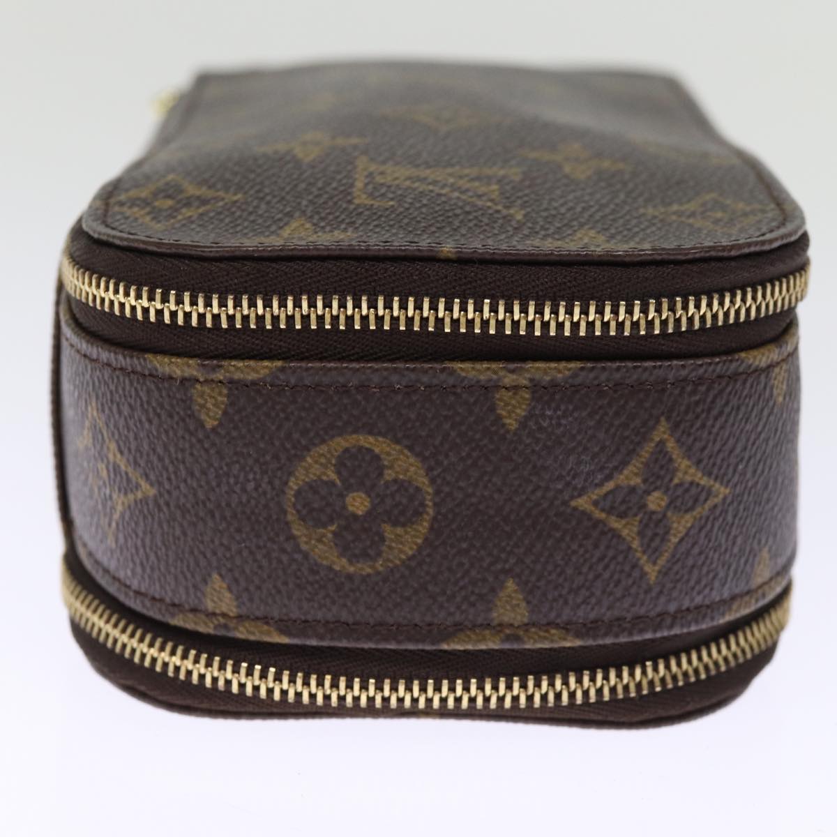 LOUIS VUITTON Monogram Trousse Brush MG Cosmetic Pouch M47505 LV 75252