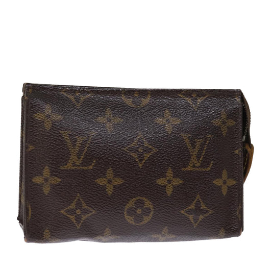 LOUIS VUITTON Monogram Poche Toilette 15 Pouch M47546 LV 75253