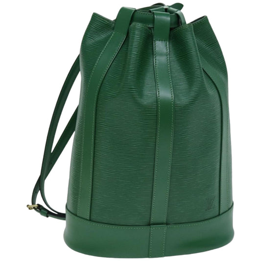LOUIS VUITTON Epi Randonnee PM Shoulder Bag Green M52354 LV 75275
