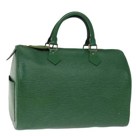 LOUIS VUITTON Epi Speedy 30 Hand Bag Borneo Green M43004 LV 75279