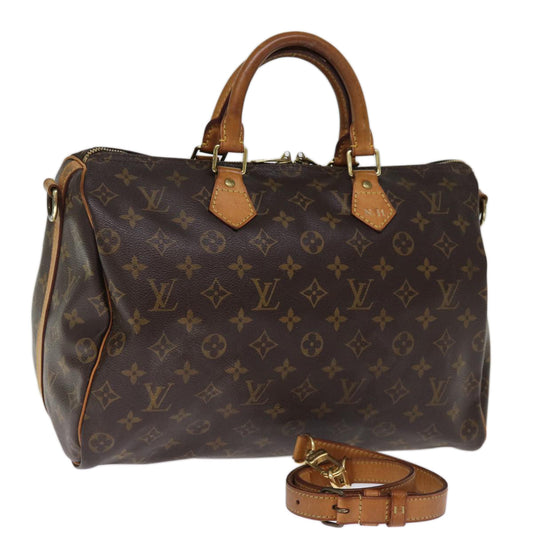LOUIS VUITTON Monogram Speedy Bandouliere 35 Hand Bag M41111 LV 75286