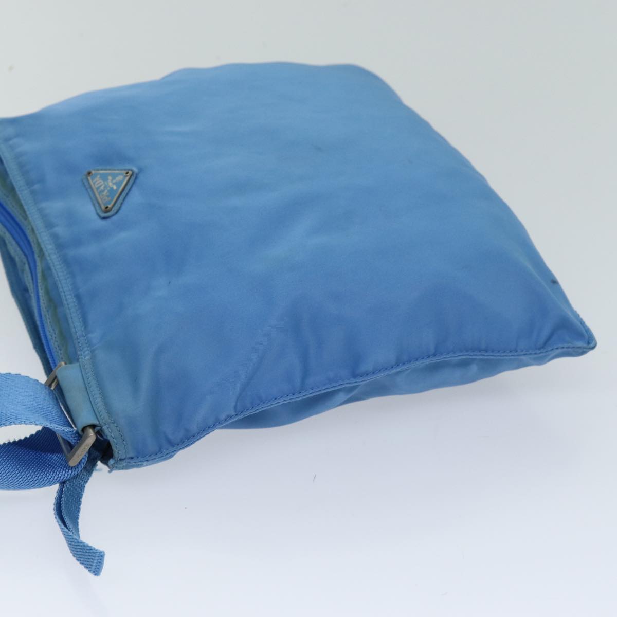 PRADA Shoulder Bag Nylon Light Blue  75330