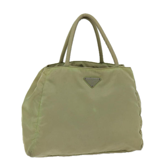 PRADA Tote Bag Nylon Beige  75336