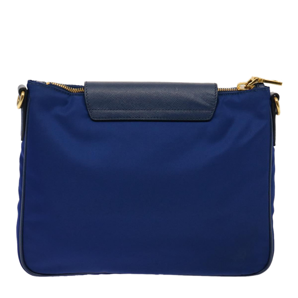 PRADA Shoulder Bag Nylon Blue  75359