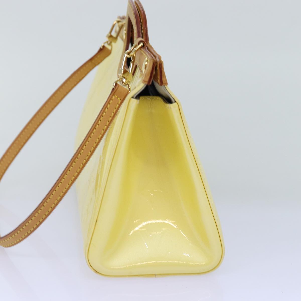 LOUIS VUITTON Monogram Vernis Roxbury Drive Hand Bag Perle M91374 LV 75364