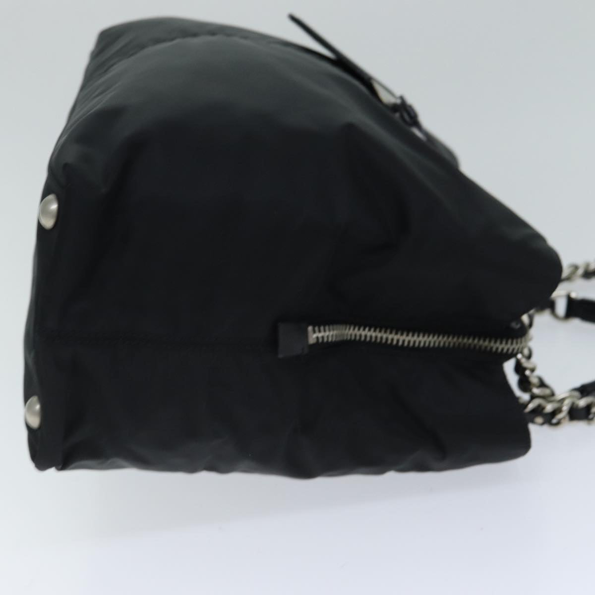 PRADA Tote Bag Nylon Black  75367