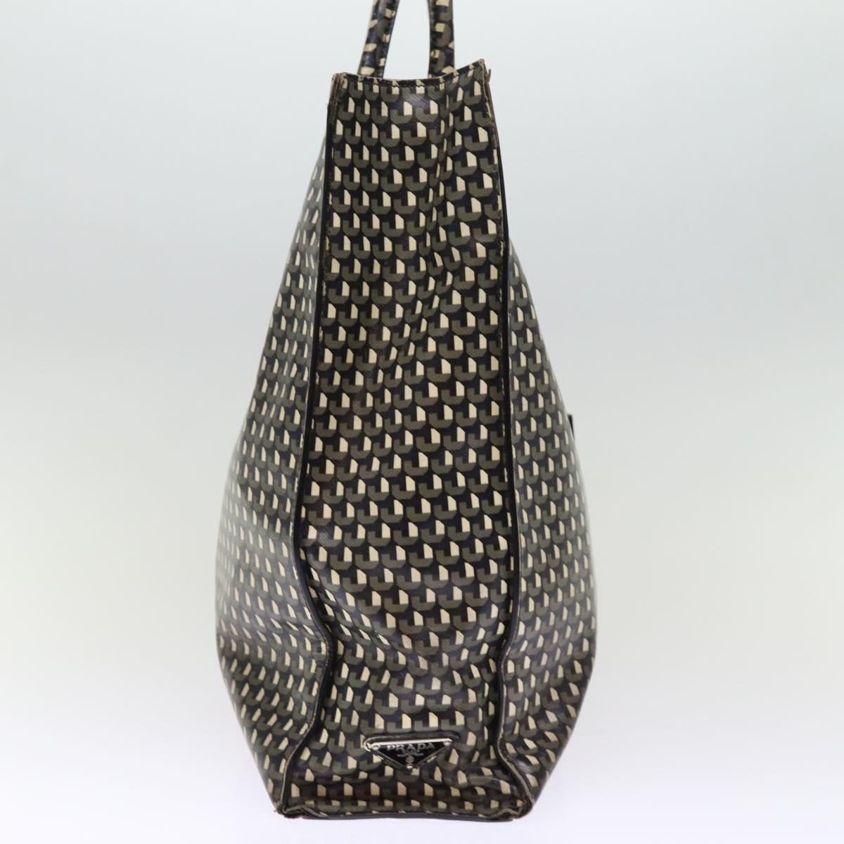 PRADA Tote Bag Safiano leather 2way Black  75371