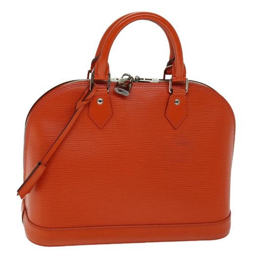 LOUIS VUITTON Epi Alma PM Hand Bag Orange Pimon M40623 LV 75380