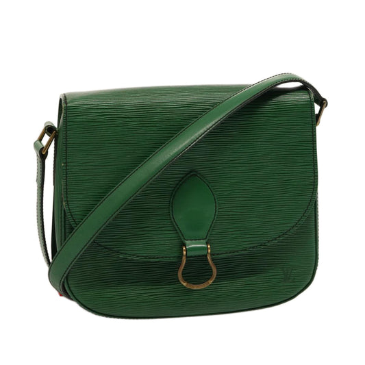 LOUIS VUITTON Epi Saint Cloud GM Shoulder Bag Green M52194 LV 75406