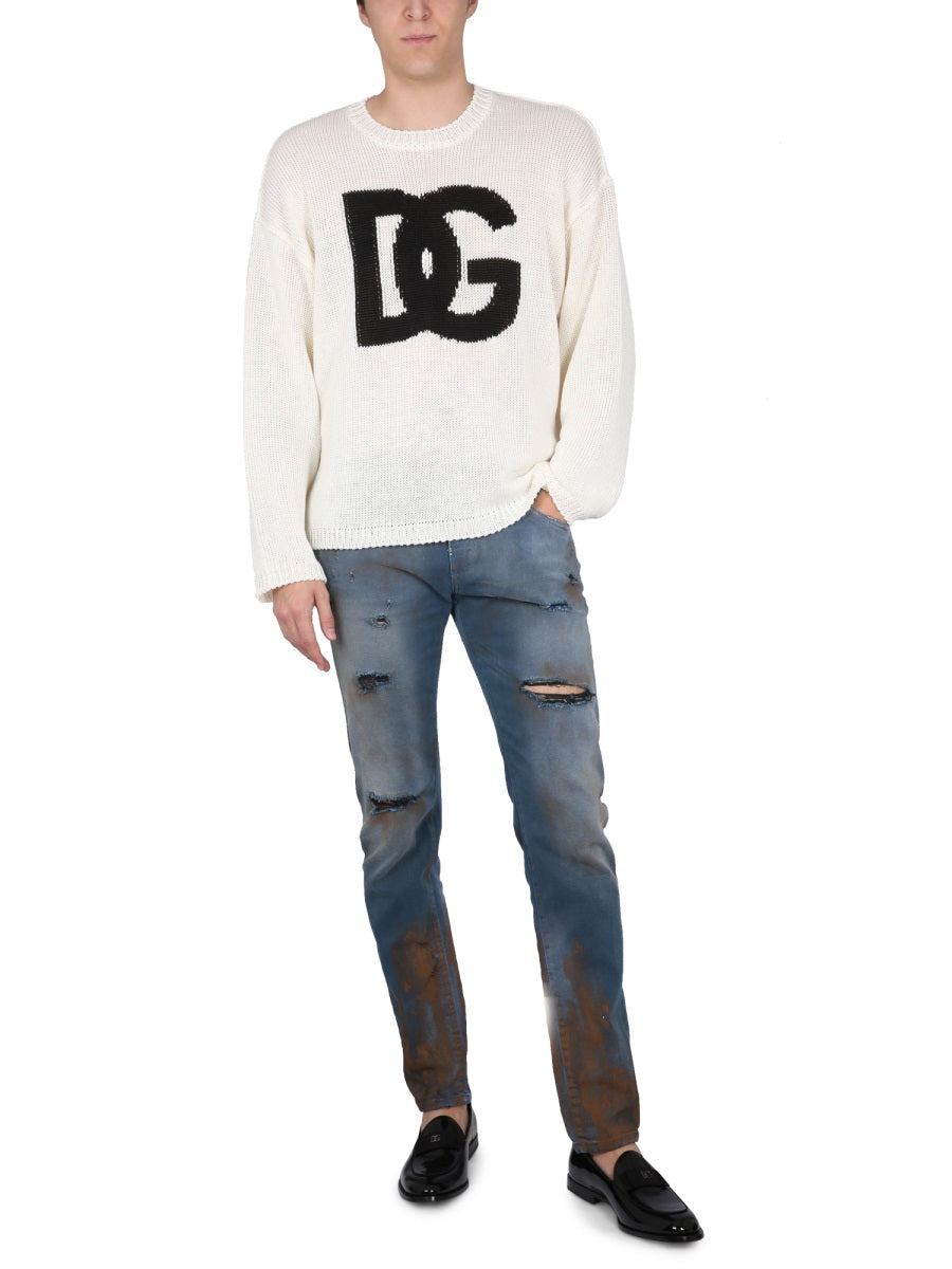 Dolce & Gabbana Men Skinny Fit Jeans