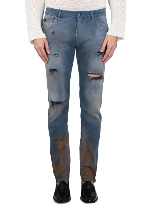 Dolce & Gabbana Men Skinny Fit Jeans