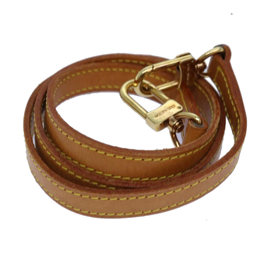 LOUIS VUITTON Shoulder Strap Leather 35.4"" Beige LV 75433