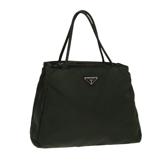 PRADA Tote Bag Nylon Khaki  75448