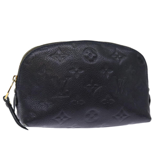 LOUIS VUITTON Empreinte Pochette Cosmetic PM Pouch Navy M69413 LV 75459