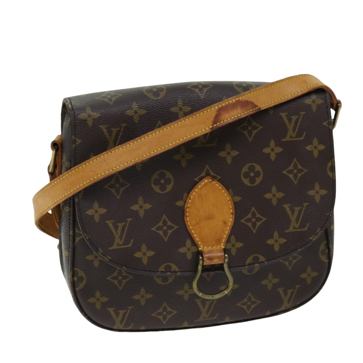LOUIS VUITTON Monogram Saint Cloud GM Shoulder Bag M51242 LV 75472