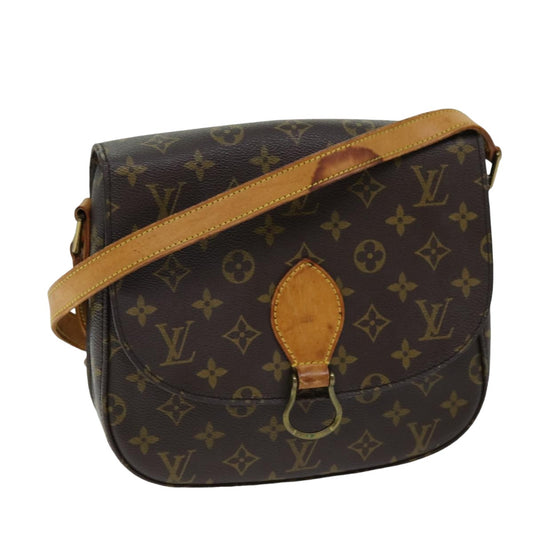 LOUIS VUITTON Monogram Saint Cloud GM Shoulder Bag M51242 LV 75472