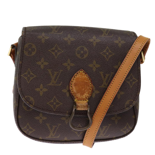 LOUIS VUITTON Monogram Saint Cloud MM Shoulder Bag Vintage M51243 LV 75473