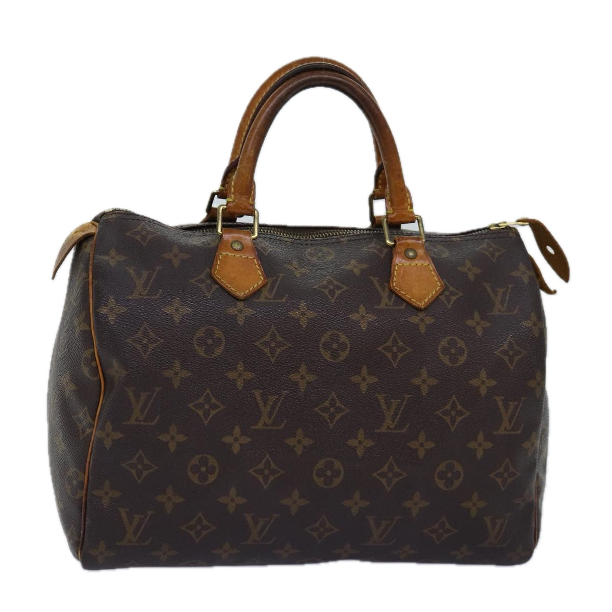 LOUIS VUITTON Monogram Speedy 30 Hand Bag M41526 LV 75485
