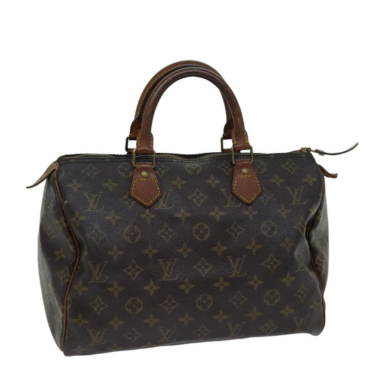 LOUIS VUITTON Monogram Speedy 30 Hand Bag M41526 LV 75486