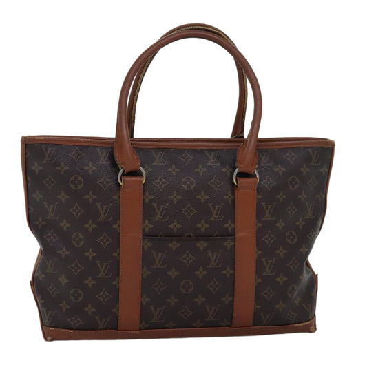 LOUIS VUITTON Monogram Sac Weekend PM Tote Bag M42425 LV 75494