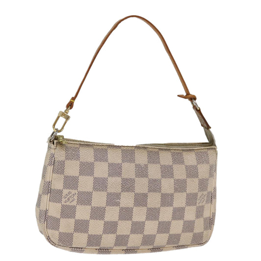 LOUIS VUITTON Damier Azur Pochette Accessoires Pouch N51986 LV 75513