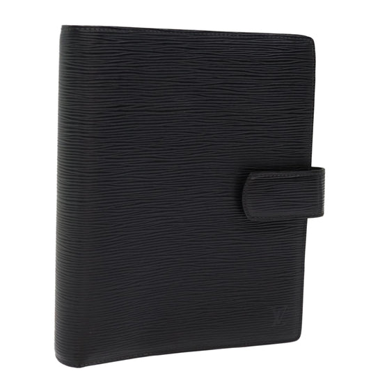 LOUIS VUITTON Epi Agenda GM Day Planner Cover Black R20212 LV 75521