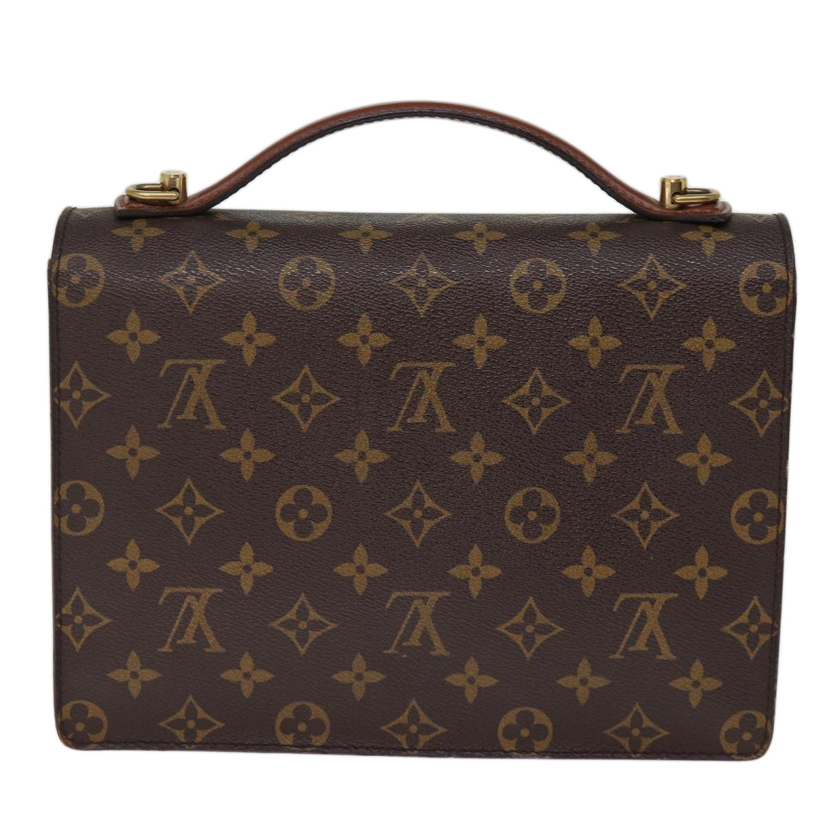 LOUIS VUITTON Monogram Monceau 28 Hand Bag 2way M51185 LV 75522