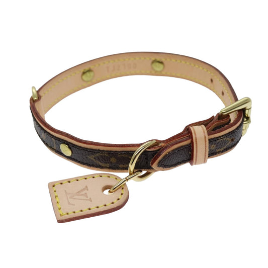 LOUIS VUITTON Monogram Collar Dog Collar Dog Leash LV 75532