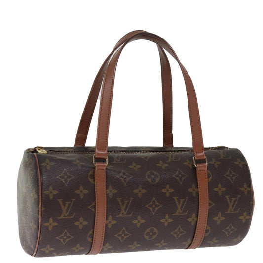 LOUIS VUITTON Monogram Papillon 30 Hand Bag M51385 LV 75535