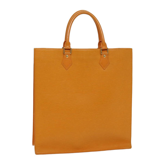 LOUIS VUITTON Epi Sac Plat Hand Bag Orange Mandarin M5274H LV 75550