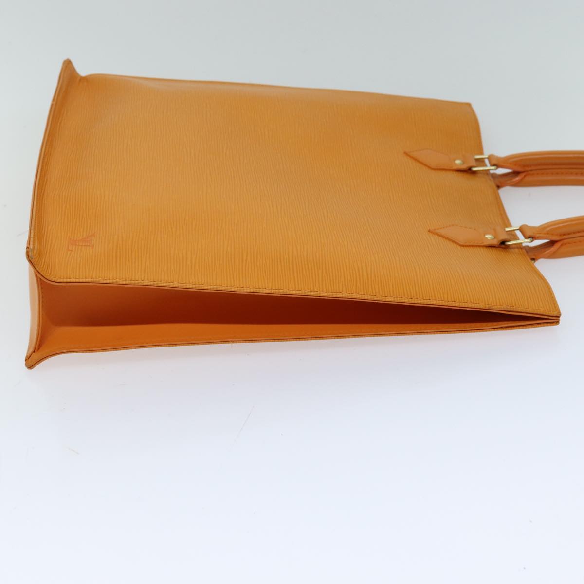 LOUIS VUITTON Epi Sac Plat Hand Bag Orange Mandarin M5274H LV 75550