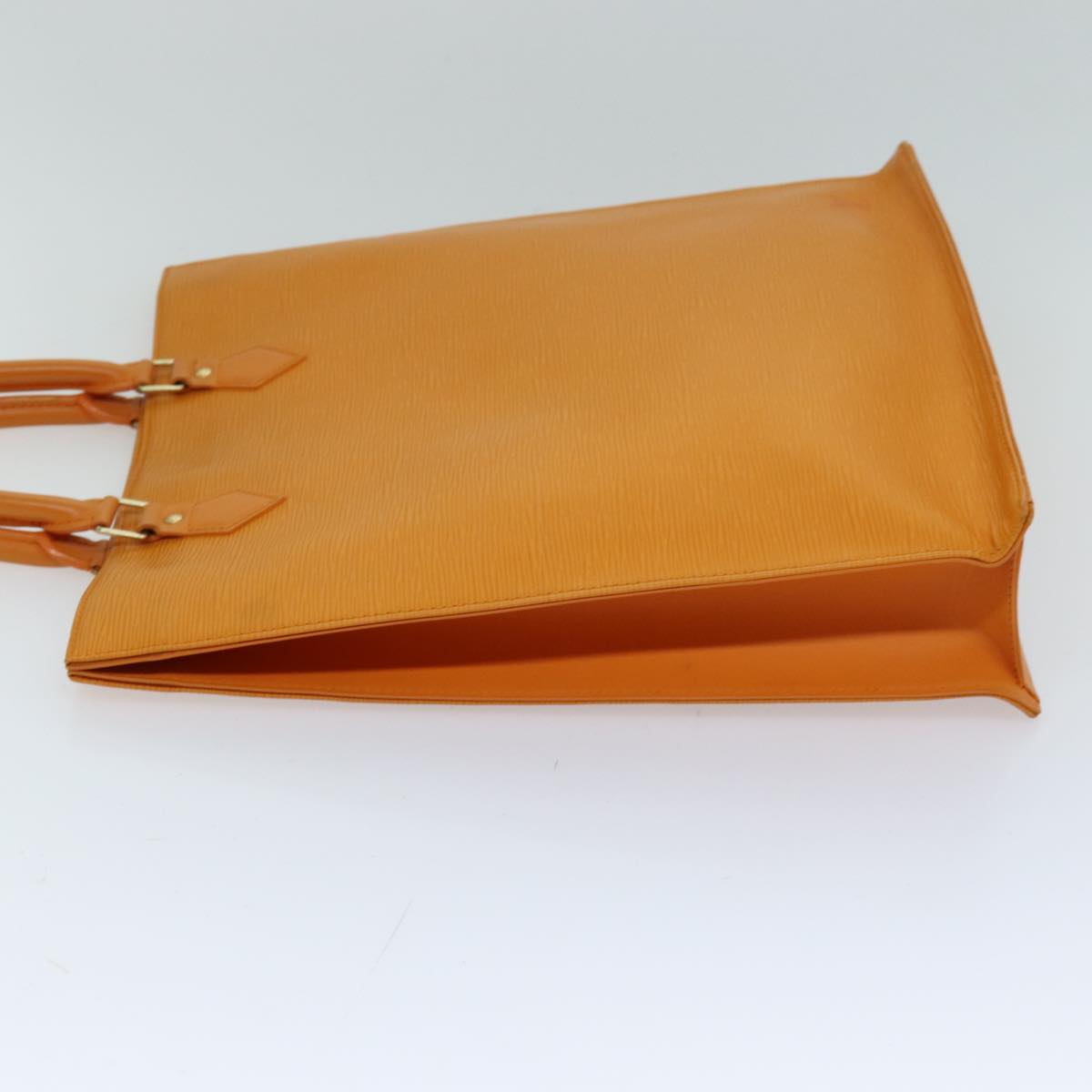LOUIS VUITTON Epi Sac Plat Hand Bag Orange Mandarin M5274H LV 75550