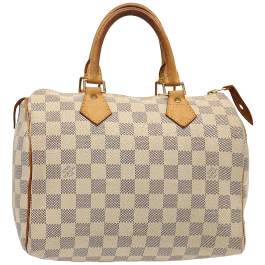 LOUIS VUITTON Damier Azur Speedy 25 Hand Bag N41534 LV 75552